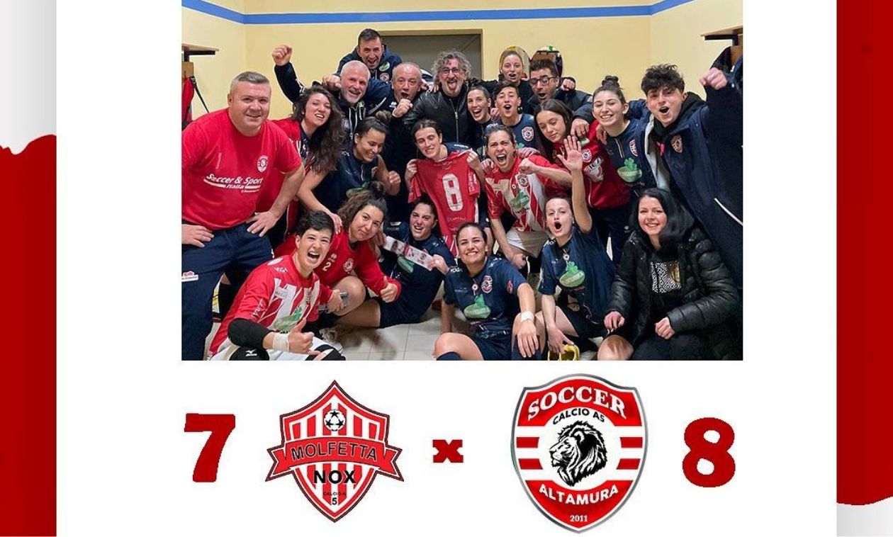 Soccer Altamura, altra vittoria in trasferta contro la Nox Molfetta