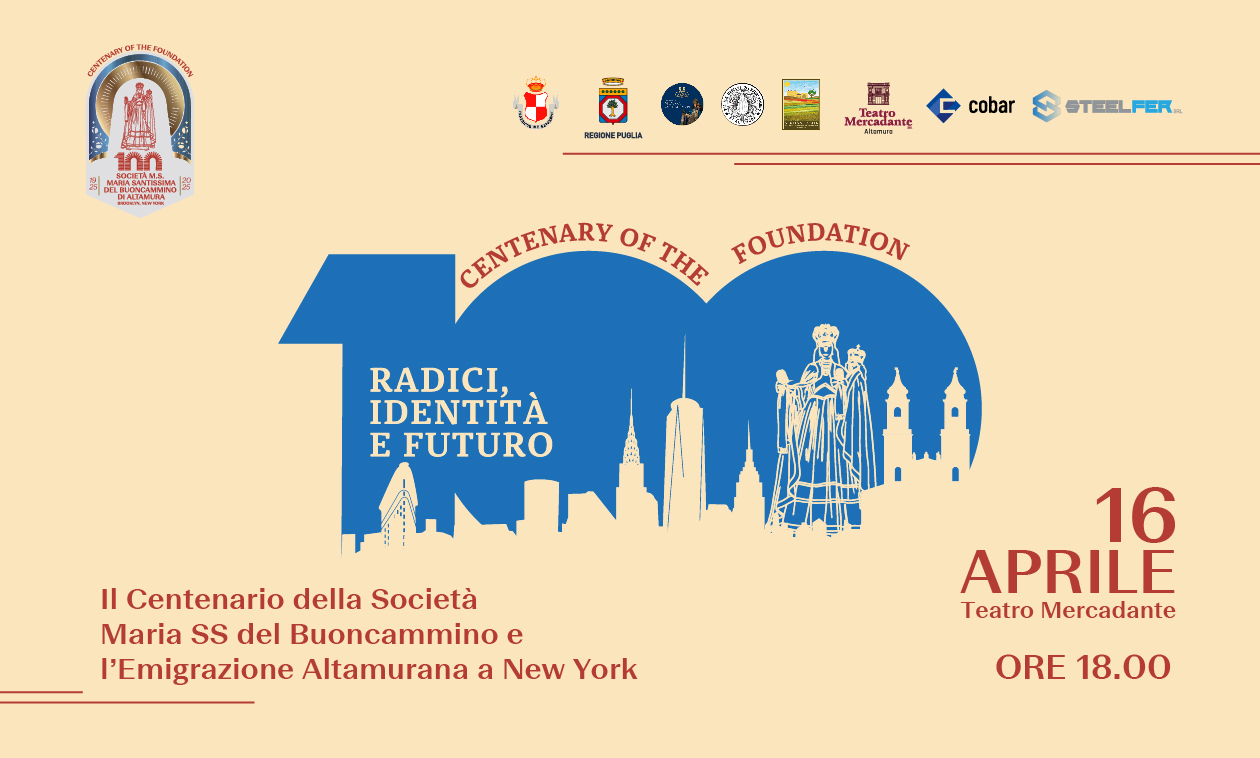 Centenario dell’Associazione Maria SS. del Buoncammino di Brooklyn, Altamura – New York: un secolo di Devozione, Radici, Identità e Futuro