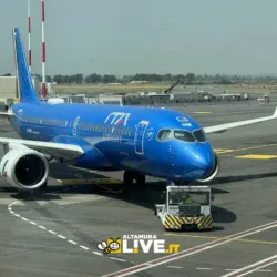 Paura sul volo Milano-Bari: avaria durante l’atterraggio all’aeroporto “K. Wojtyla”. A bordo anche passeggeri altamurani