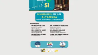 Referendum: il 20 marzo incontro pubblico ad Altamura con esponenti politici nazionali e locali per il “Sì”
