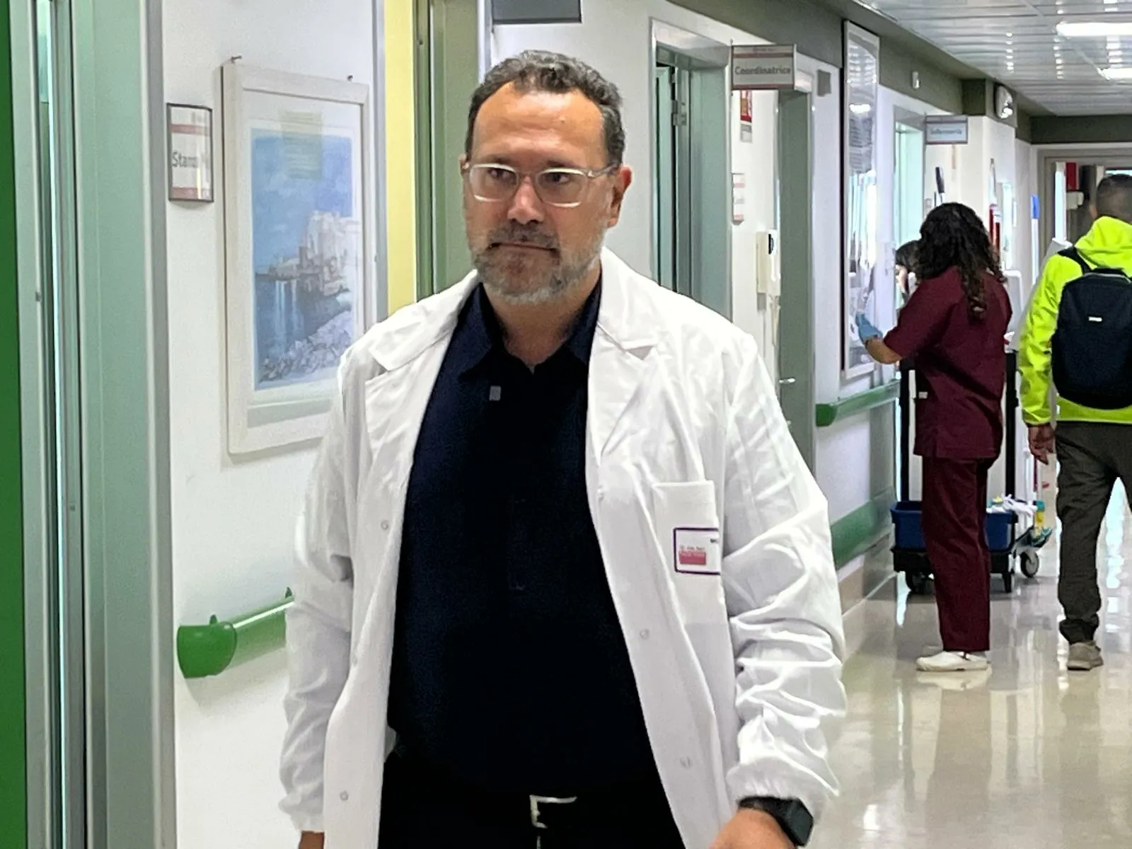 Dottor Roberto Settembre, neurochirurgo che ha eseguito l’intervento.