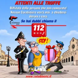 Truffe agli anziani, l’appello dei Carabinieri: «Ragazzi, fate da megafono ai vostri nonni»